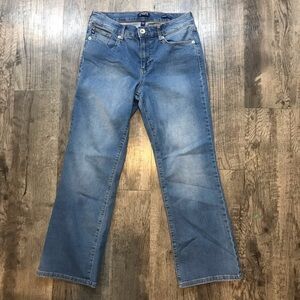 Chaps Jeans Women’s 6/28 Blue Mid Rise Crop Kick